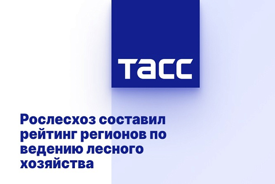 Рослесхоз составил рейтинг регионов по ведению лесного хозяйства