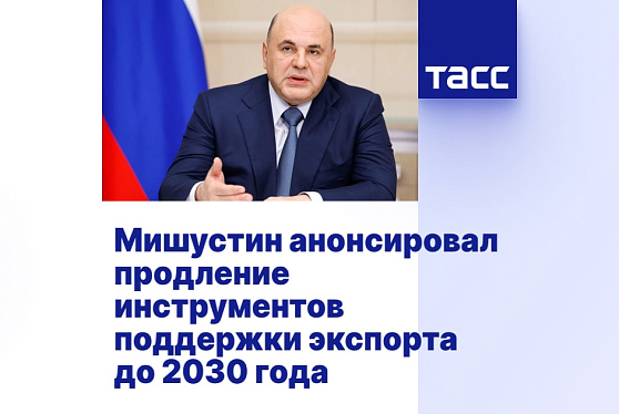Мишустин анонсировал продление инструментов поддержки экспорта до 2030 года